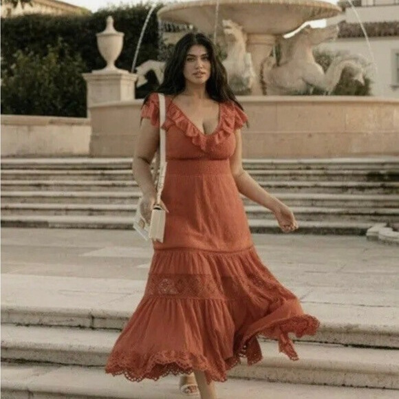 Spell Daisy Chain Frill Maxi Dress - XL - Picture 2 of 13